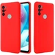 Захисний чохол Deexe Silicone Case для Motorola Moto G60s - Red - зображення 1