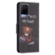 Чохол-книжка Deexe Color Wallet для VIVO Y33s / Y21 / Y21s - Bear - зображення 3