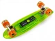 Пенни борд (Penny Board) "Fish Skateboards Original" с музыкальной и светящейся декой, Зеленый - изображение 3