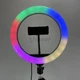 Набор блогера 5 в 1 кольцевая лампа 26 см RGB со штативом 2 м - изображение 3