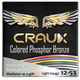 Струны для акустической гитары Craux Strings цветные (Калибр 12-53) - изображение 1