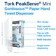 Диспенсер Tork 552550 PeakServe® для полотенец с непрерывной подачей - изображение 5