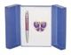 Ручки в наборе Langres Papillon 1шт+крючок для сумки фиолет LS.122010-07 - изображение 1
