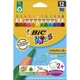 Олівці кольорові BIC Kids Evolution трикутні 12 кольорів 829735* - зображення 1