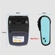 Мобильный термопринтер чеков для смартфона bluetooth Goojprt PT-120, pos принтер + чехол, голубой (eg-100621) - изображение 4