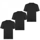 Футболка Donnay Three Pack V Neck Black, XXXL (54) (10098844) - изображение 1