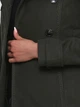 Пальто осеннее короткое женское H&M 0390162_зеленое_04 32 Темно-зеленое (KAY2000000593043) - изображение 3