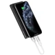 Кабель двойной силиконовый Hoco U87 Cool Combo USB to Lightning + Type-C Silicone 20см белый - изображение 4