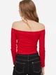 Топ женский H&M 681561 XL Красный (KAY2000001108888) - изображение 2