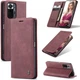 Чехол книжка с магнитом CaseMe на Xiaomi Redmi Note 10 Pro Wine (21907-42) - изображение 2