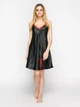 Ночная Сорочка женская Angelo dolce l-8 46-48 M-L Черный С Красным - изображение 1