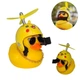 Каченя в машину з окулярами Red Broken Duck (Шолом Пікачу) Качка в шоломі в машину, качечка в машину (1009054-Other-1) - зображення 1