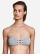 Верхняя часть купальника женская H&M 4925955log 36 Светло-серая (PS2030000183562) - изображение 1