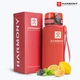 Бутылка для воды Harmony Total Sunrise 0,65 л. с контейнером для фруктов и защитным неопреновым чехлом - изображение 1