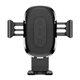 Автотримач з бездротовою зарядкою Baseus Gravity Car Mount Air Outlet чорний - изображение 1