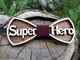 Дерев'яна метелик HatynkaUA Super Hero ручної роботи Бордова (SUN0050) - зображення 3