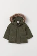 Парка H&M 74см хаки 7349180 - изображение 1