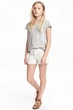 Шорты H&M 170см белый 3879235 - изображение 1
