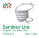 Хирургическая маска Sentinex® Lite, синяя 50шт./уп. - изображение 3
