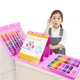 Набор для рисования 176 предметов UFT Art Set Pink с мольбертом - изображение 2