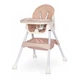 Стульчик для кормления 4 в 1 Colibro Picolo Pastel pink складной с двойным подносом и корзиной для игрушек - изображение 1