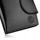 Кожаный женский кошелёк Betlewski с защитой RFID 12,7 х 10,5 х 2 см (BPD-DZ-319) чёрный - изображение 3