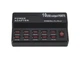 Зарядное устройство BauTech С 10 USB портами 12 А 60 Вт Черный (1010-438-00) - зображення 2