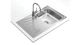 Кухонна мийка Тека STARBRIGHT 45 1B 1D мікротекстура (115120039) - изображение 4