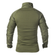 Сорочка тактична з довгим рукавом Lesko A655 Green 2XL (38р.) кофта армійська (F_4256-12576) - зображення 3