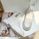 Женские ботинки из эко кожи белые демисезонные Fashion 39, 102б - изображение 9