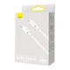 Кабель Type-C на Type-C BASEUS Superior Series Fast Charging Data Cable (2M, 5A, 100W). White - изображение 6