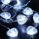Гирлянда штора светодиодная в форме Сердца с фигурками сердечек 2*1,5м LED DL Белая 1000-XR-2 W - изображение 2