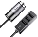 Автомобільний зарядний пристрій Baseus Enjoy Together 4xUSB 5.5 А Сірий (CCTON-0G) - зображення 1