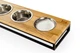 Три миски на подставке Lunch Bar Natural wood + Black S (54x18x7cm / Миски по 0,45л) Harley & Cho BGL-HL-696 - изображение 6