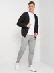 Толстовка на молнии мужская Armani Exchange 10855 S Черная с принтом - изображение 3