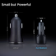Зарядний пристрій Spigen PC2000 PowerArc 2-Port Car Charger PD65W/QC3.0 Black (ACP02562) - зображення 4