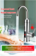 Проточный водонагреватель бойлер кран с экраном Instant Electric Heating Water Faucet RX-011 (нижнее подключение) - изображение 6
