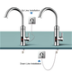 Проточный водонагреватель бойлер кран с экраном Instant Electric Heating Water Faucet RX-011 (нижнее подключение) - изображение 2