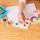 Базовий набір для творчості Pelikan Kreativfabrik 13 предметів: фарби, пензлики, бокс для води, палітра, губка (816977) - зображення 10