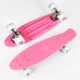 Скейт Пенни борд Best Board со светящимися PU колёсами. Pink (99618) - изображение 2