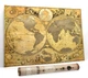 Старовинна скретч карта світу My Map Special Edition ENG 61*43 см - изображение 1
