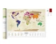 Скретч-карта світу 1DEA.me Travel Map Gold (GWUA) UA 80*60 см - изображение 1