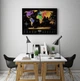 Скретч-карта світу 1DEA.me Travel Map Black World (BW) ENG 80*60 см - изображение 4
