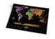 Скретч-карта світу 1DEA.me Travel Map Black World (BW) ENG 80*60 см - изображение 8
