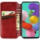Кожаный чехол-книжка GETMAN Cubic (PU) для Xiaomi Redmi 9A Красный - изображение 3