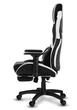 Геймерское компьютерное кресло HUZARO FORCE 7.5 White Mesh Обивка ткань - изображение 9