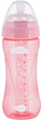 Дитяча антиколькова пляшечка для годування Nuvita Mimic Cool 330 мл Рожева (NV6052PINK) - зображення 1
