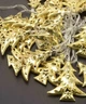 Прямая гирлянда Золотые елочки metal 20Led 4м на прозрачном проводе (Теплый белый свет) - изображение 1