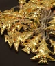 Прямая гирлянда Золотые елочки metal 20Led 4м на прозрачном проводе (Теплый белый свет) - изображение 2