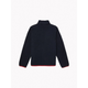 Куртка Tommy Hilfiger, флисовая, из переработанной шерпы, на молнии, черный, размер S - изображение 2